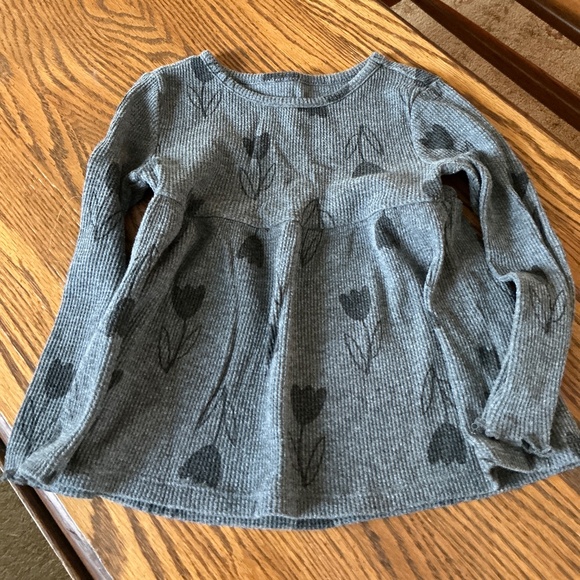 Carter’s 2-Piece Floral Thermal Set in Gray Combo Sz 24 months EUC - Picture 6 of 8